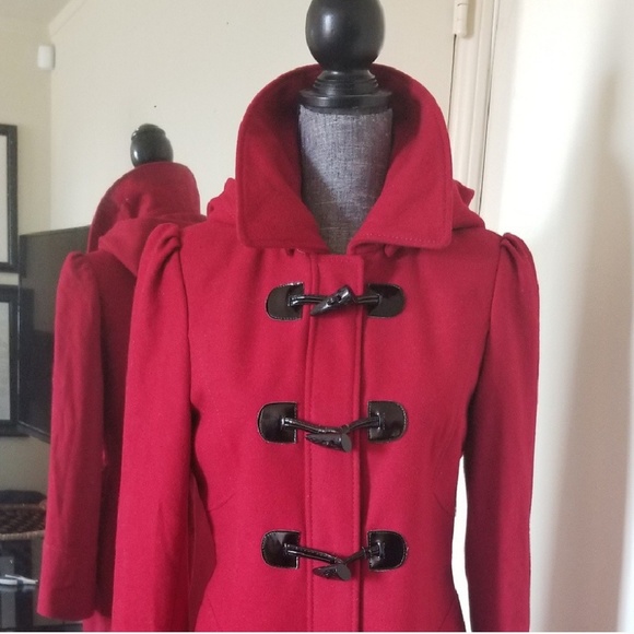 Vintage Red Guess Coat 29" Length - Picture 2 of 7